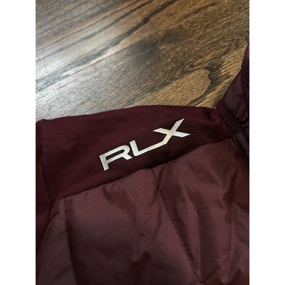 NWT RLX Wool Blend Performance Full Zip Hybrid Jacket Maroon Red Mens Sz XL $248 - Picture 3 of 10